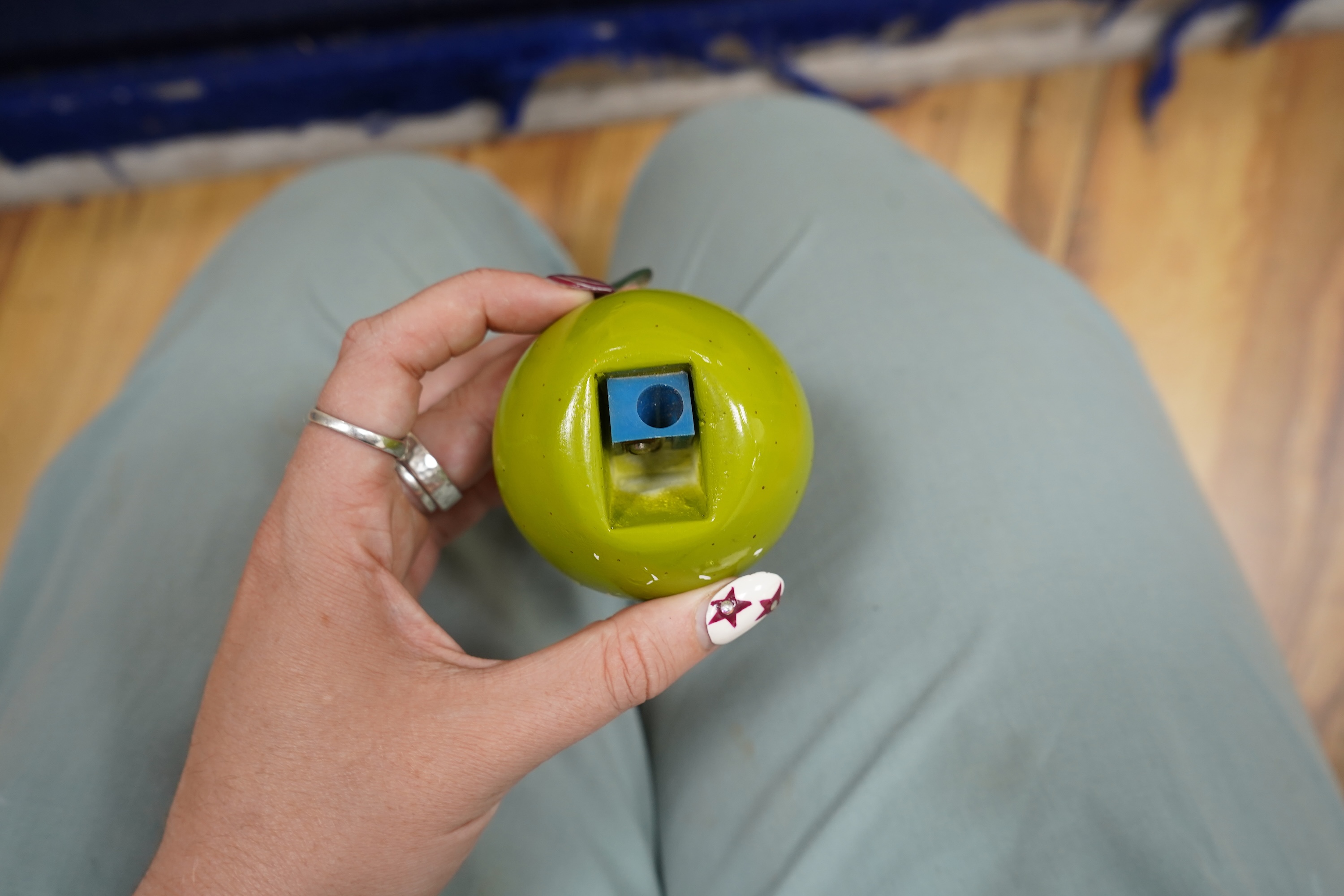 Two boxed sets of novelty Chinese Penguin Brand pencil sharpeners in the form of fruit